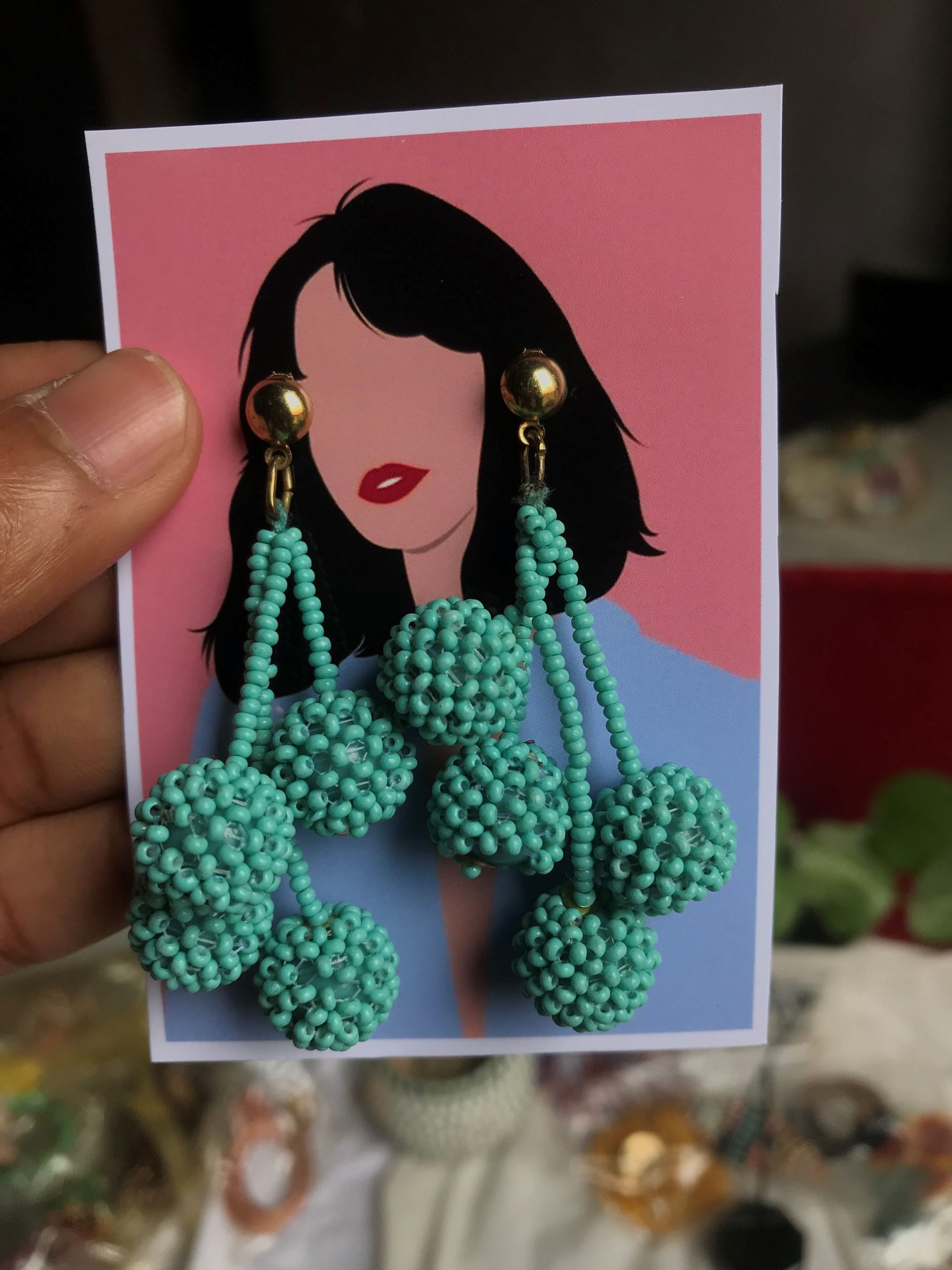 DIY Beaded Fringe Earrings with Seed Beads - Turquoise/Black – Goody Beads